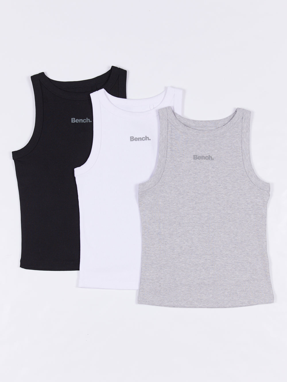 Chrissa Ribbed Tank Top 3-Pack