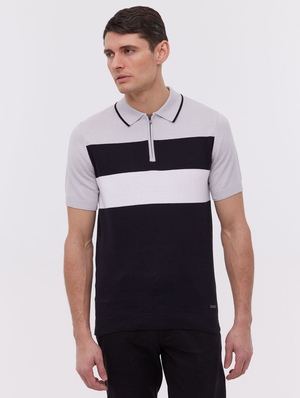 Aspinn Block Stripe Polo Shirt