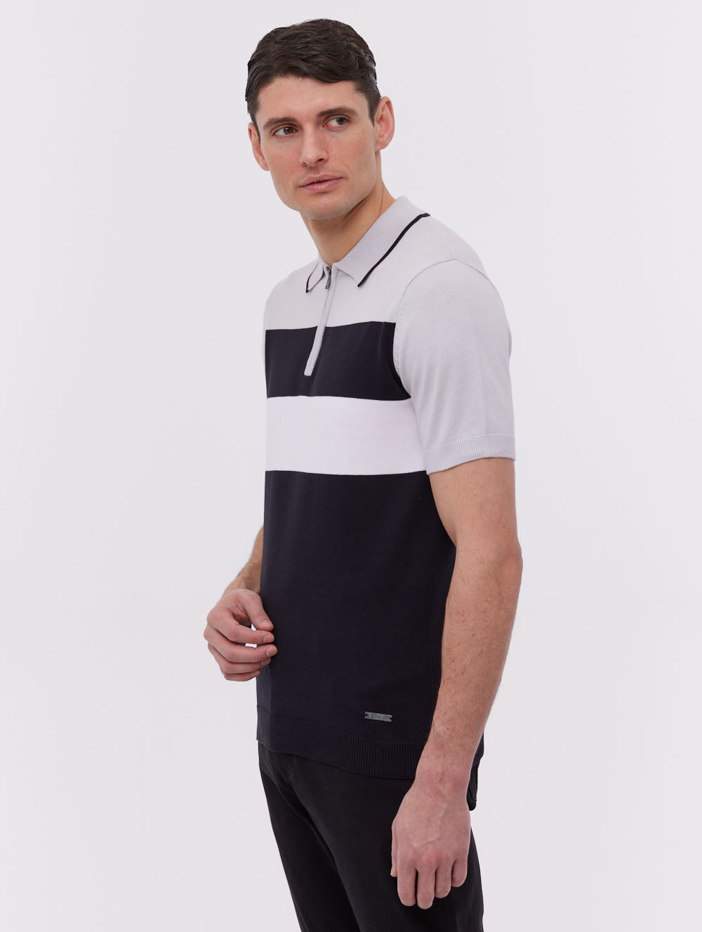 Aspinn Block Stripe Polo Shirt