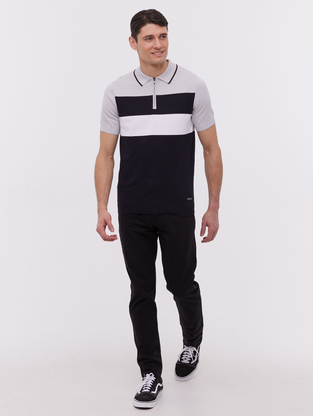 Aspinn Block Stripe Polo Shirt