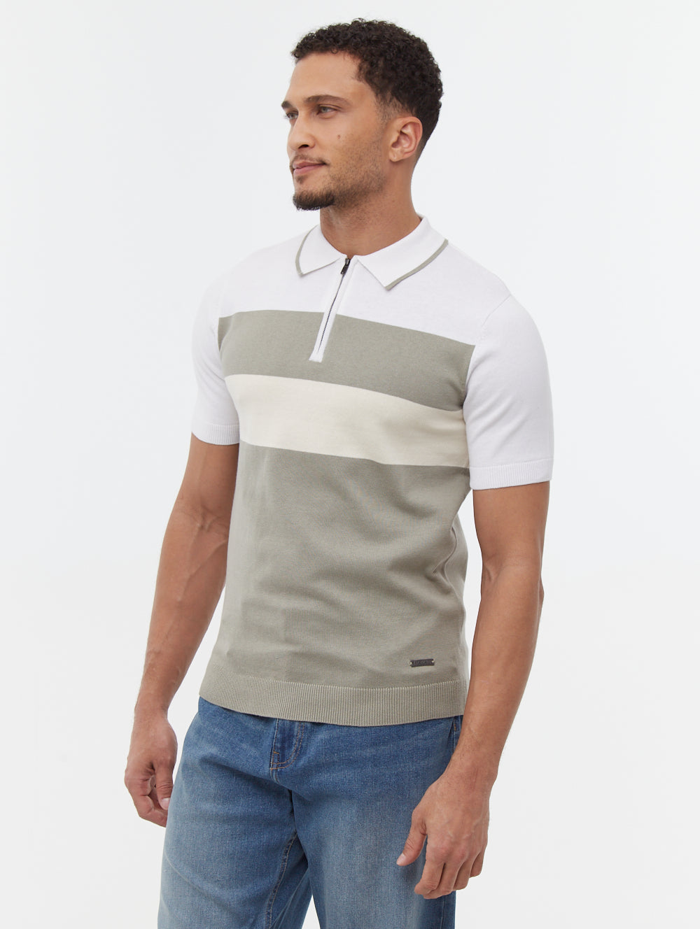 Aspinn Block Stripe Polo Shirt