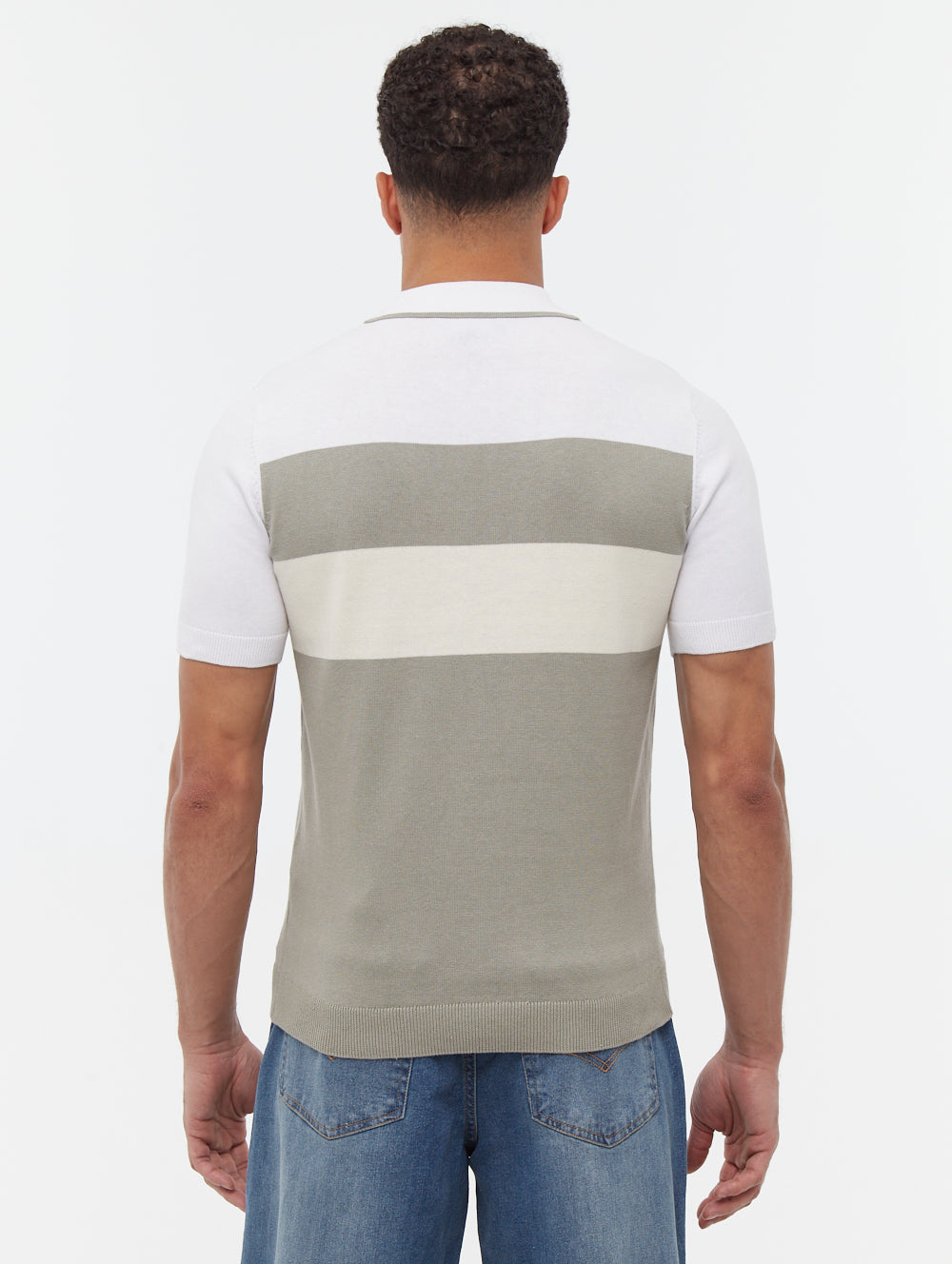 Aspinn Block Stripe Polo Shirt