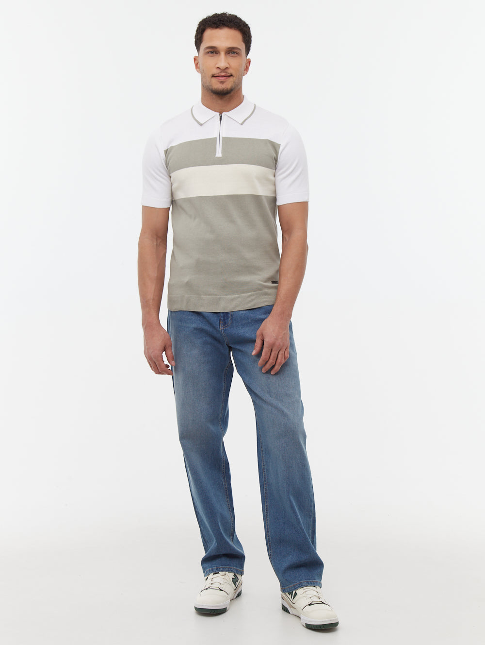 Aspinn Block Stripe Polo Shirt