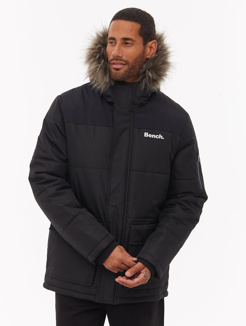 Tillor Hooded Parka - Black