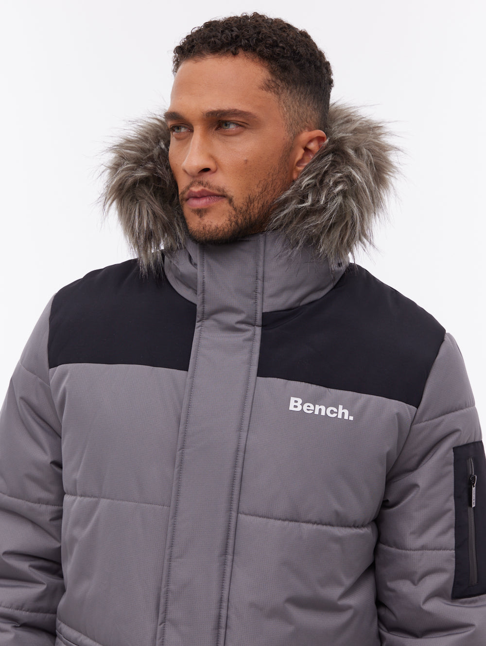 Tillor Hooded Parka - Dark Grey