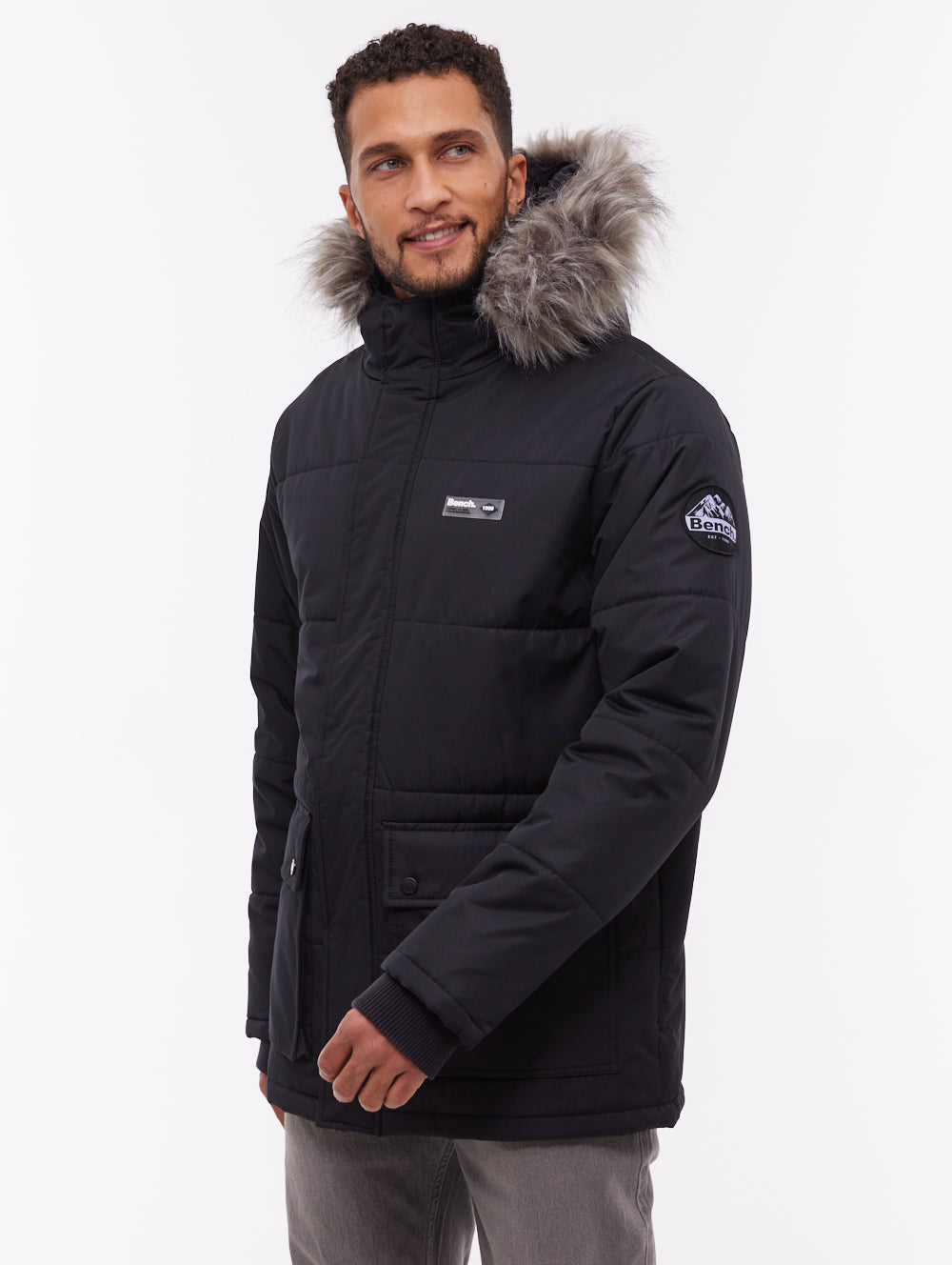 Koufax Puffer Parka - Black