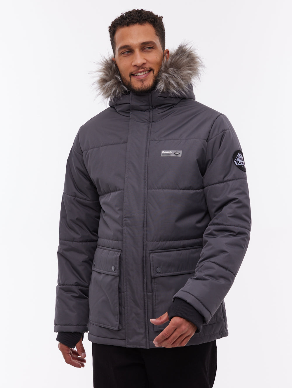 Koufax Puffer Parka - Dark Grey