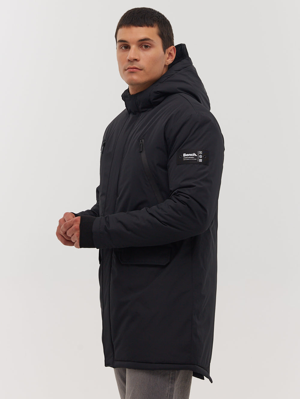 GUTHRIE Black Outerwear Parkas Shot 3