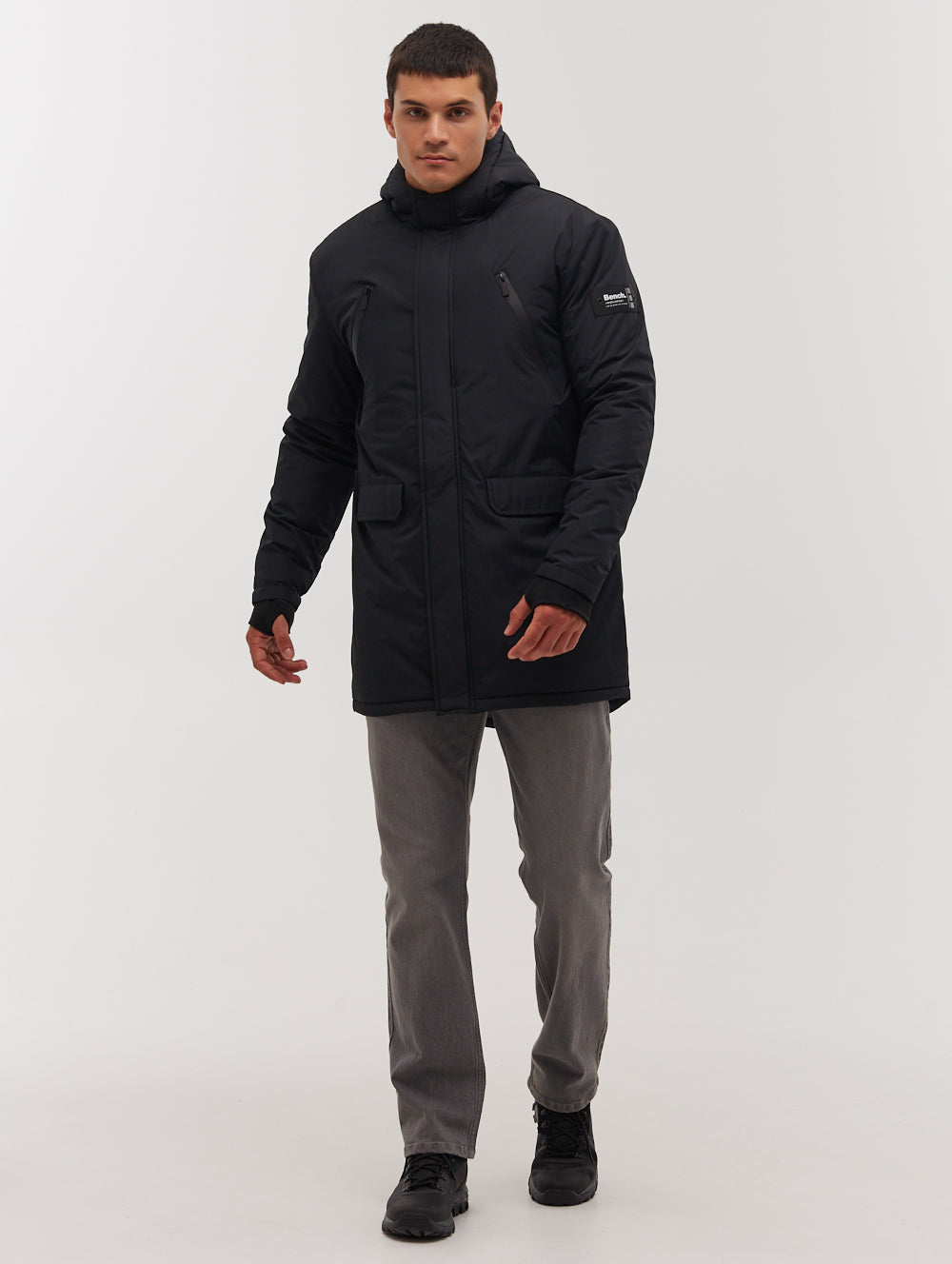 GUTHRIE Black Outerwear Parkas Shot 6