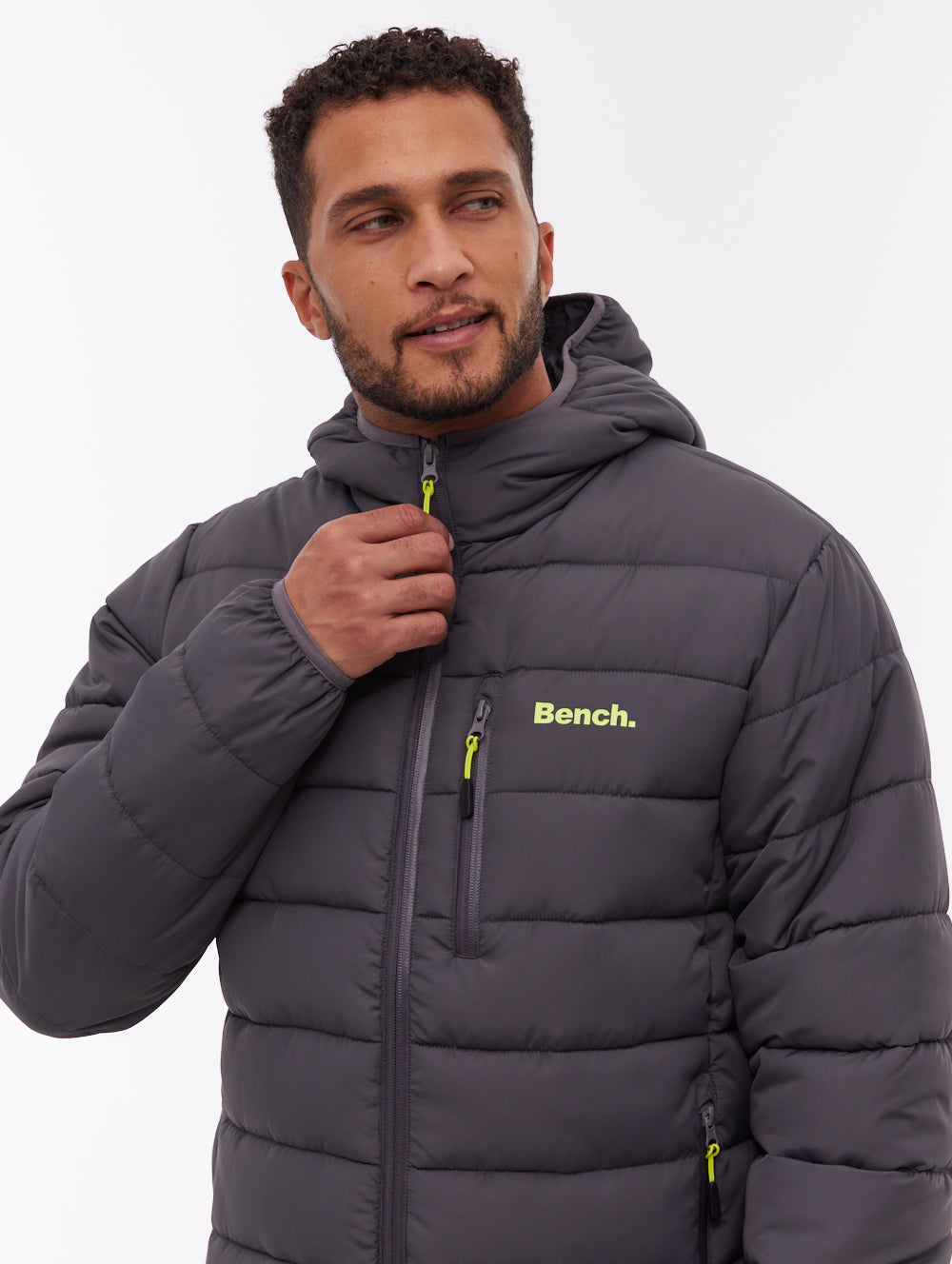 Gaudino Hooded Puffer Jacket - Grey