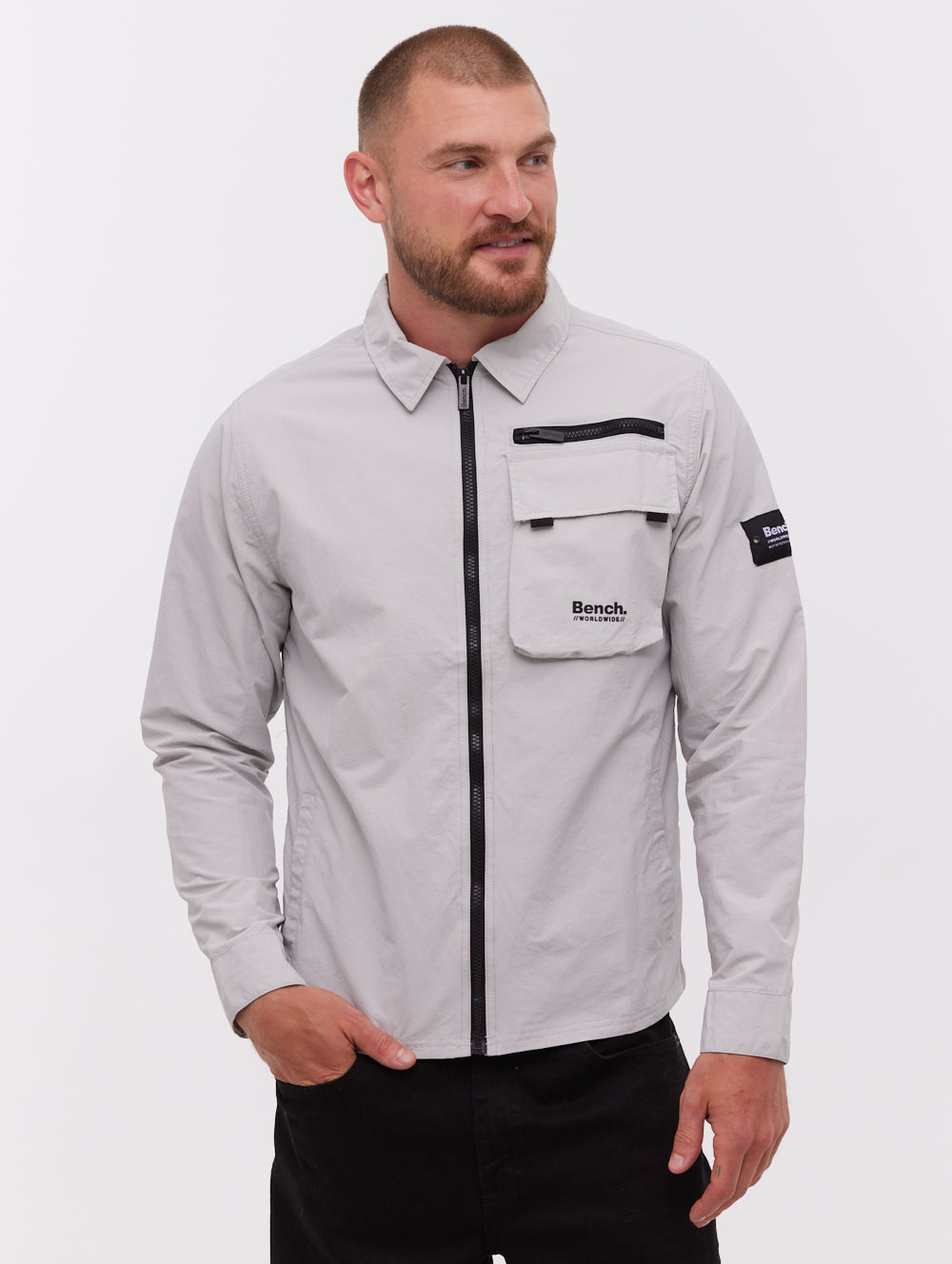 Aikido Zippered Shacket