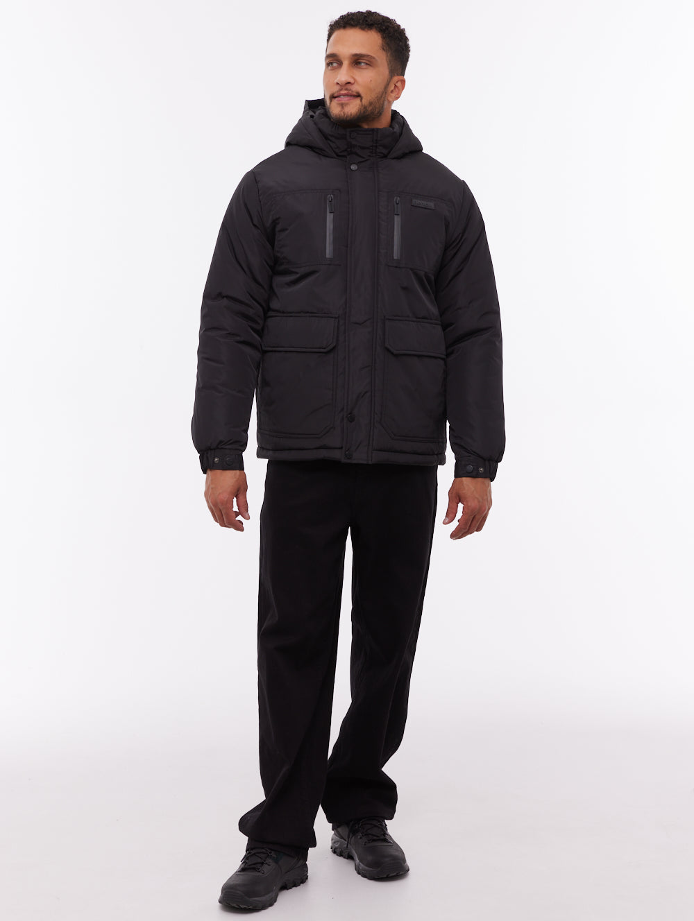 Loderi Utility Parka - Black