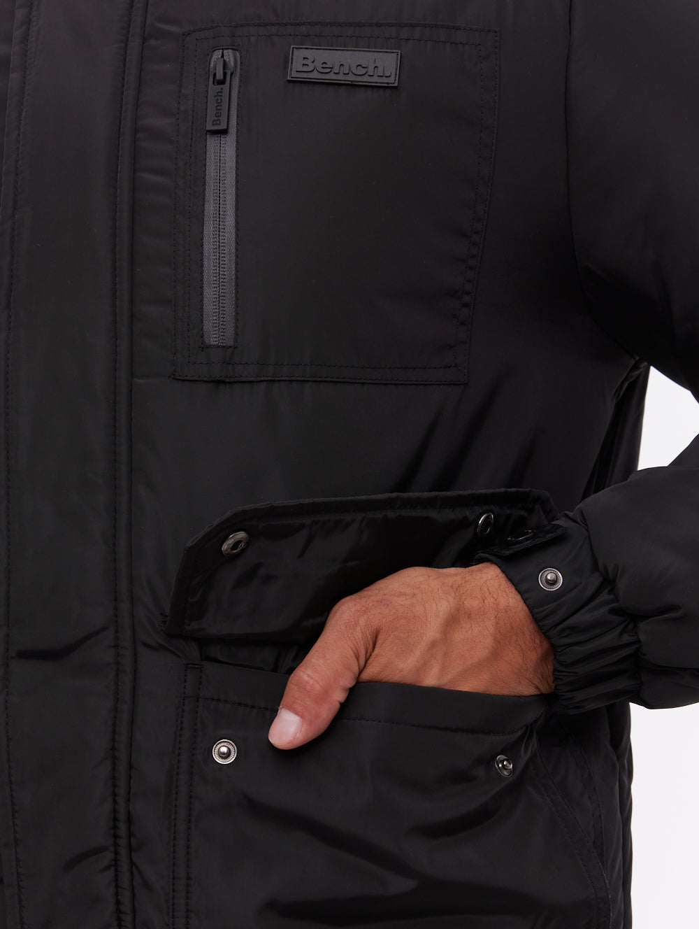 Loderi Utility Parka - Black