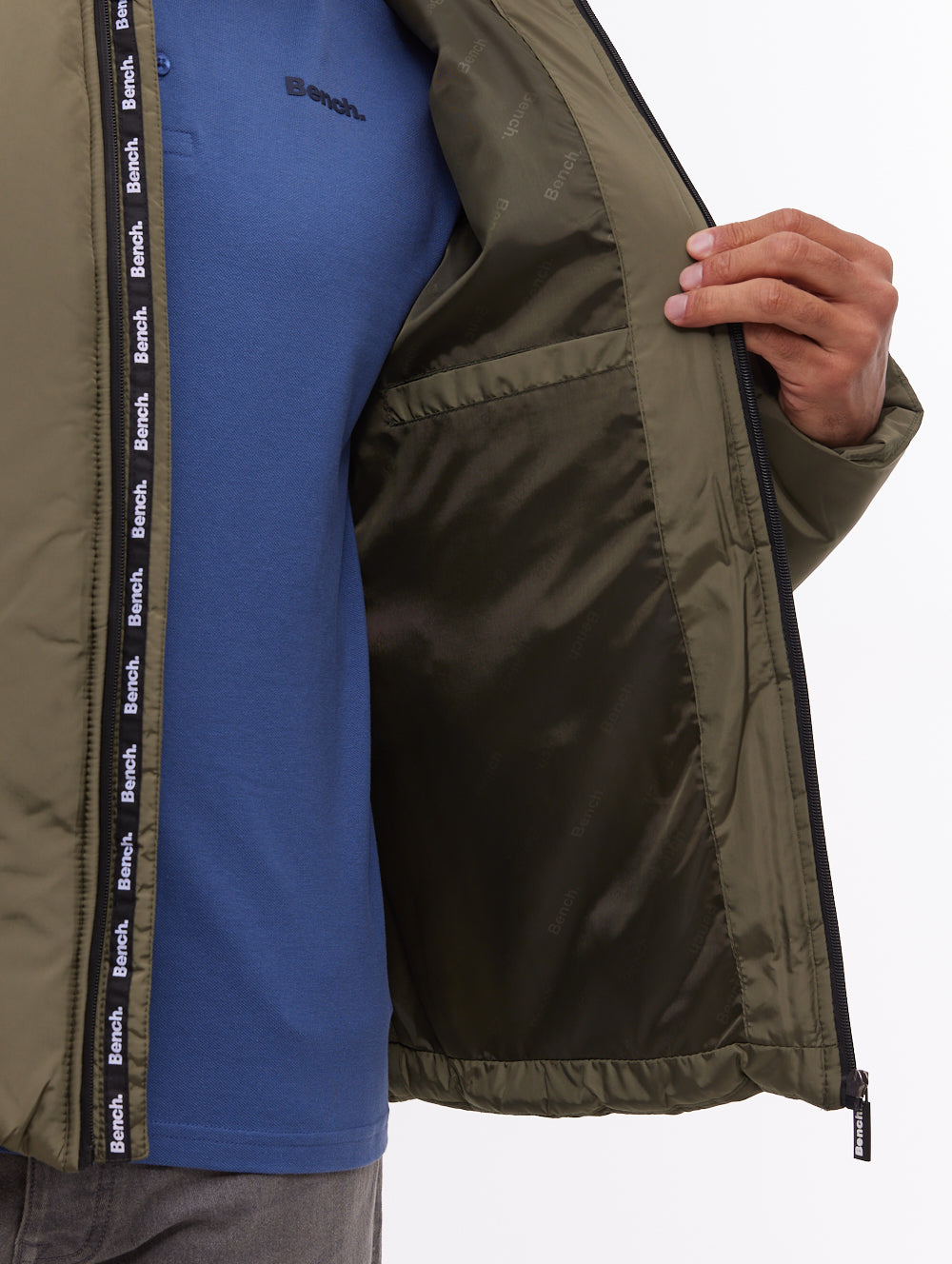 Rafera Hooded Puffer Jacket - Green