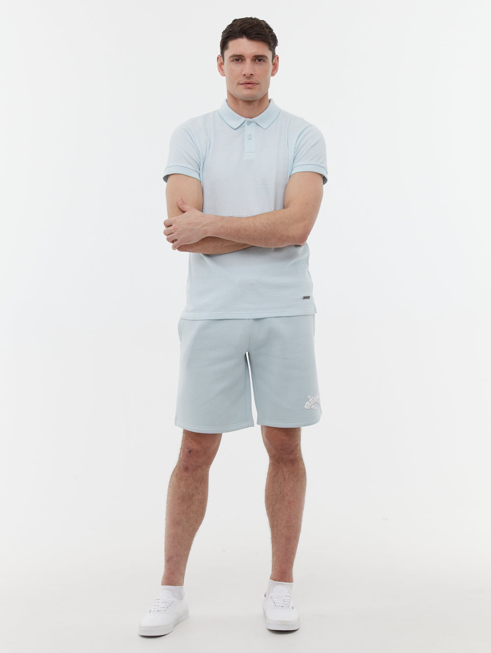 Tucin Blue BL245 Polos SS Knit Shot 1