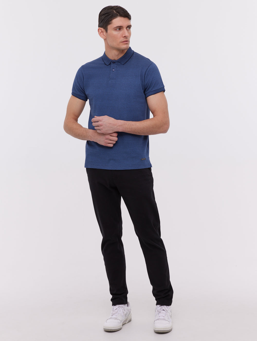 Tucin Blue NY001 Polos SS Knit Shot 1
