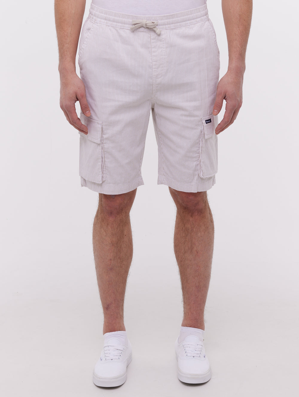 Seono Beige Shorts Woven Cargos Shot 1