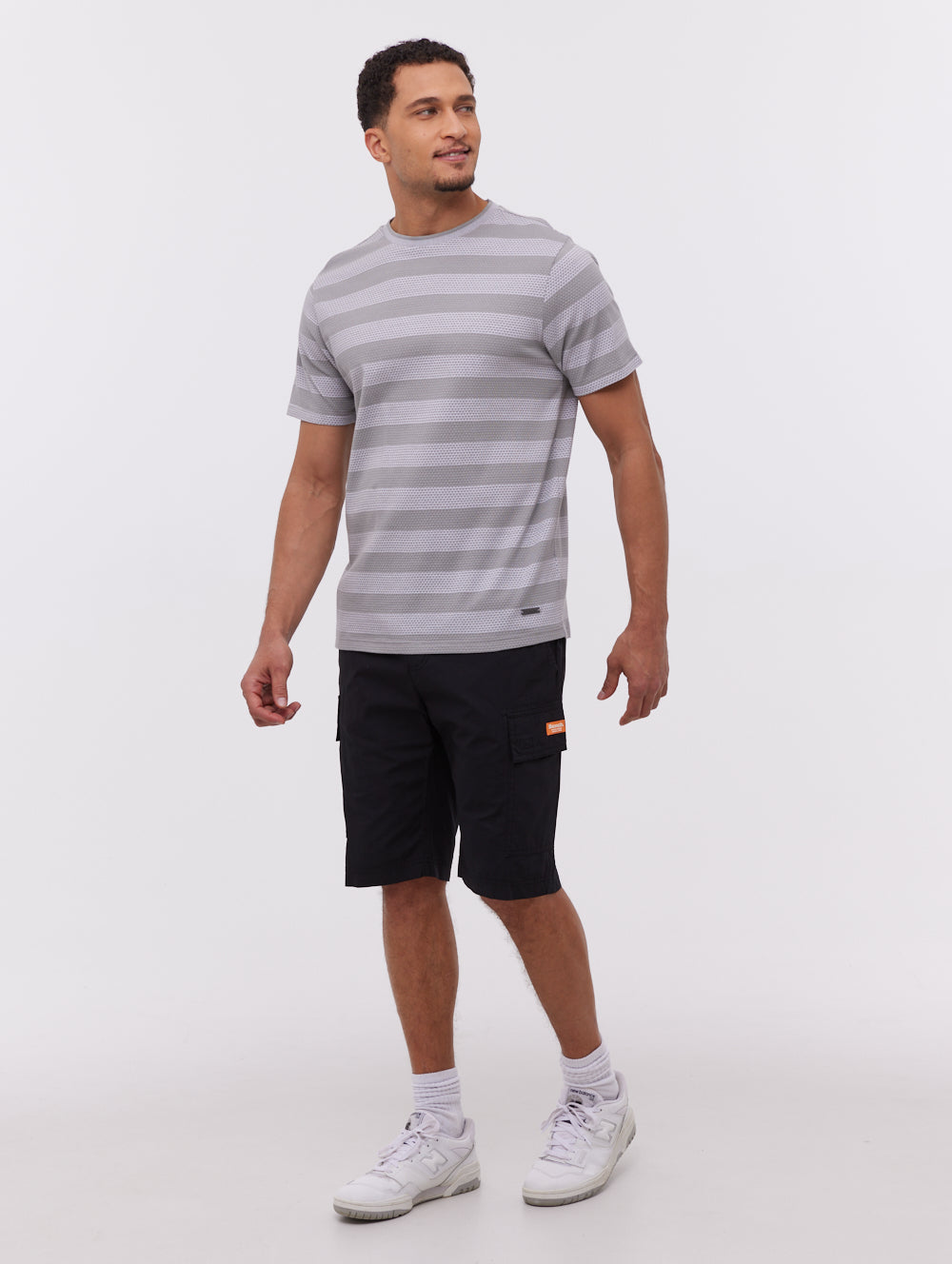 Detoca Black Shorts Woven Cargos Shot 1