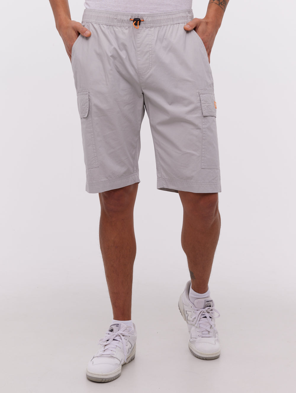 Detoca Grey Shorts Woven Cargos Shot 1