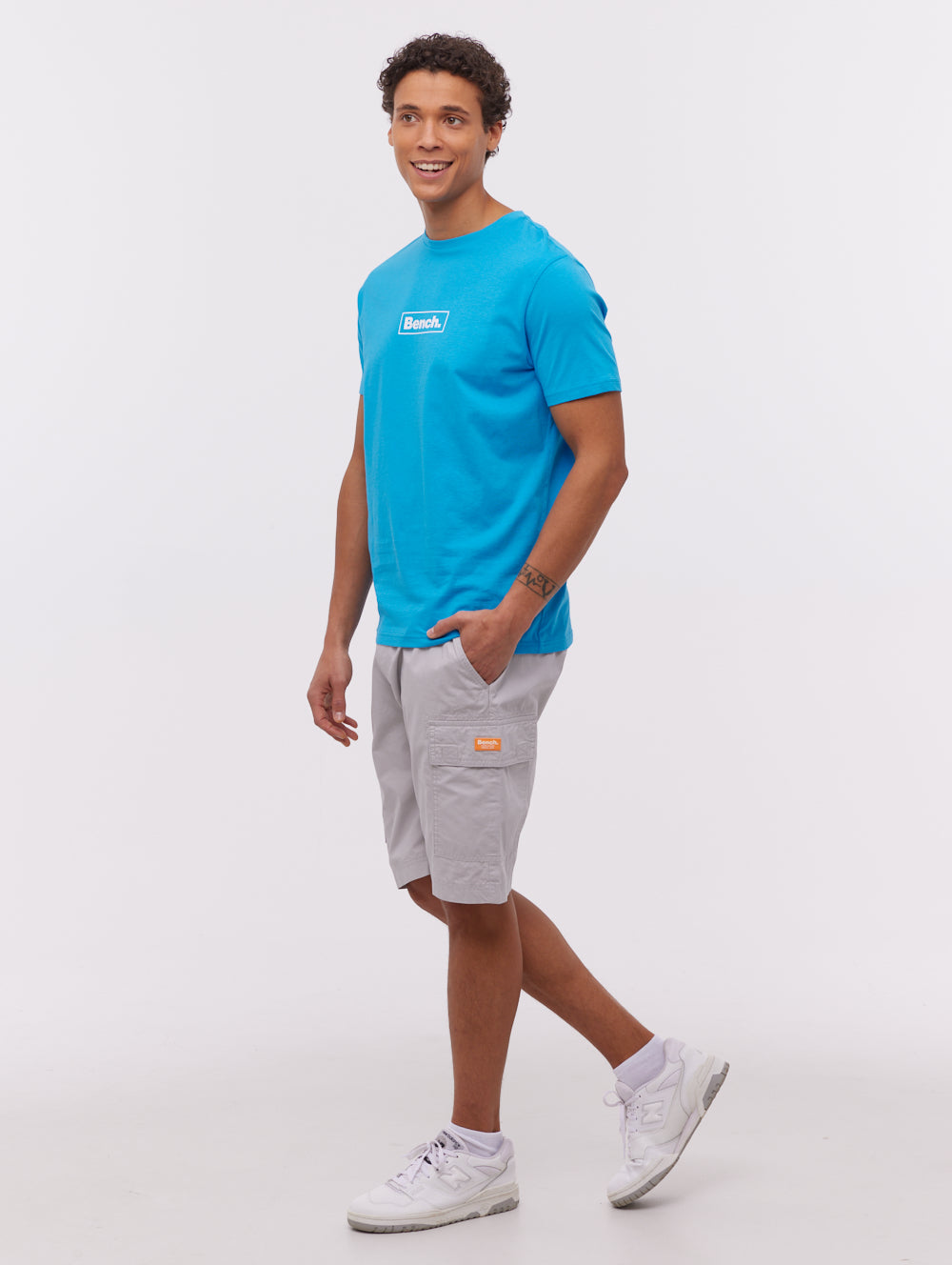 Detoca Grey Shorts Woven Cargos Shot 1
