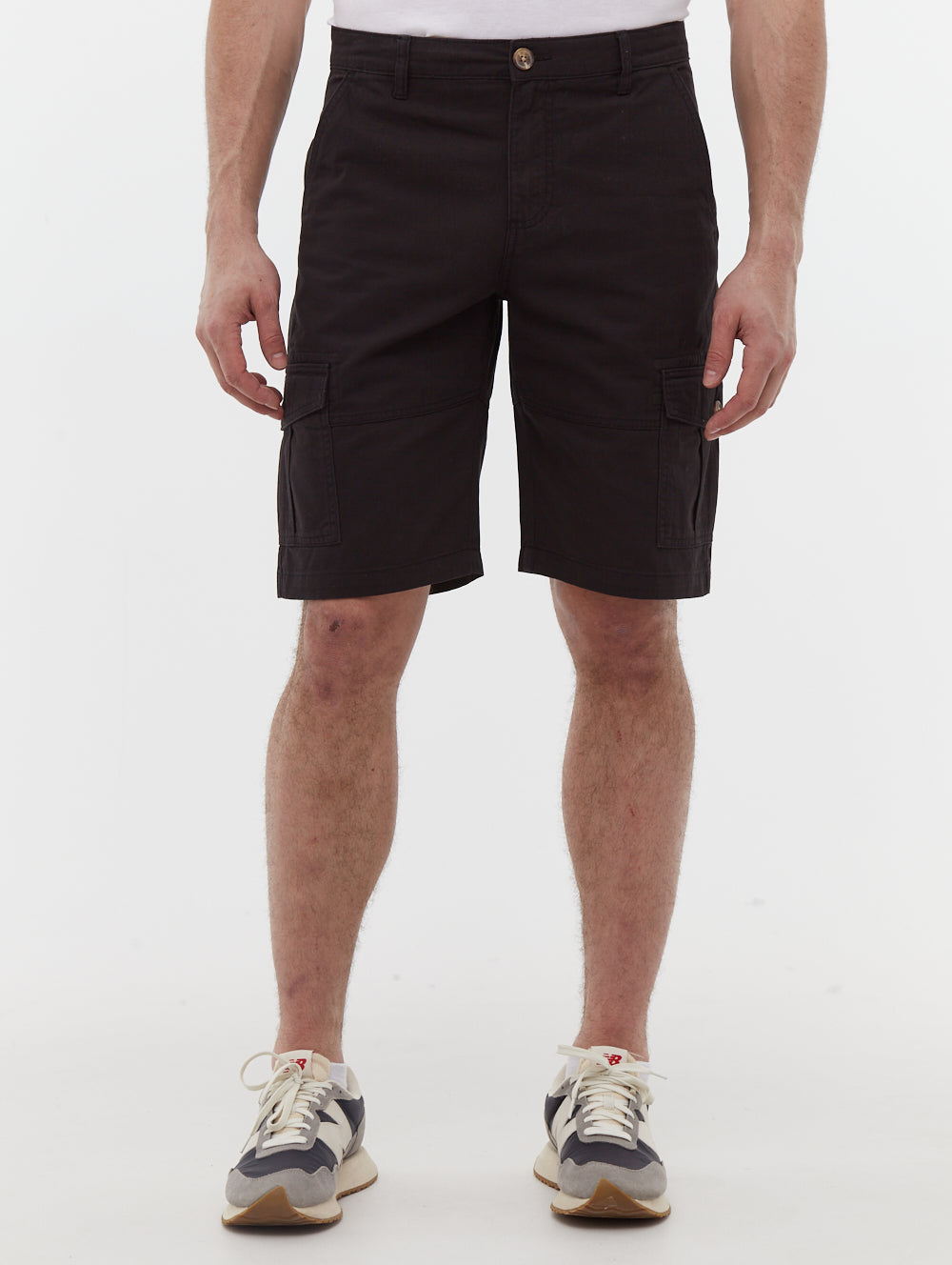 Alatro Black Shorts Woven Cargos Shot 1