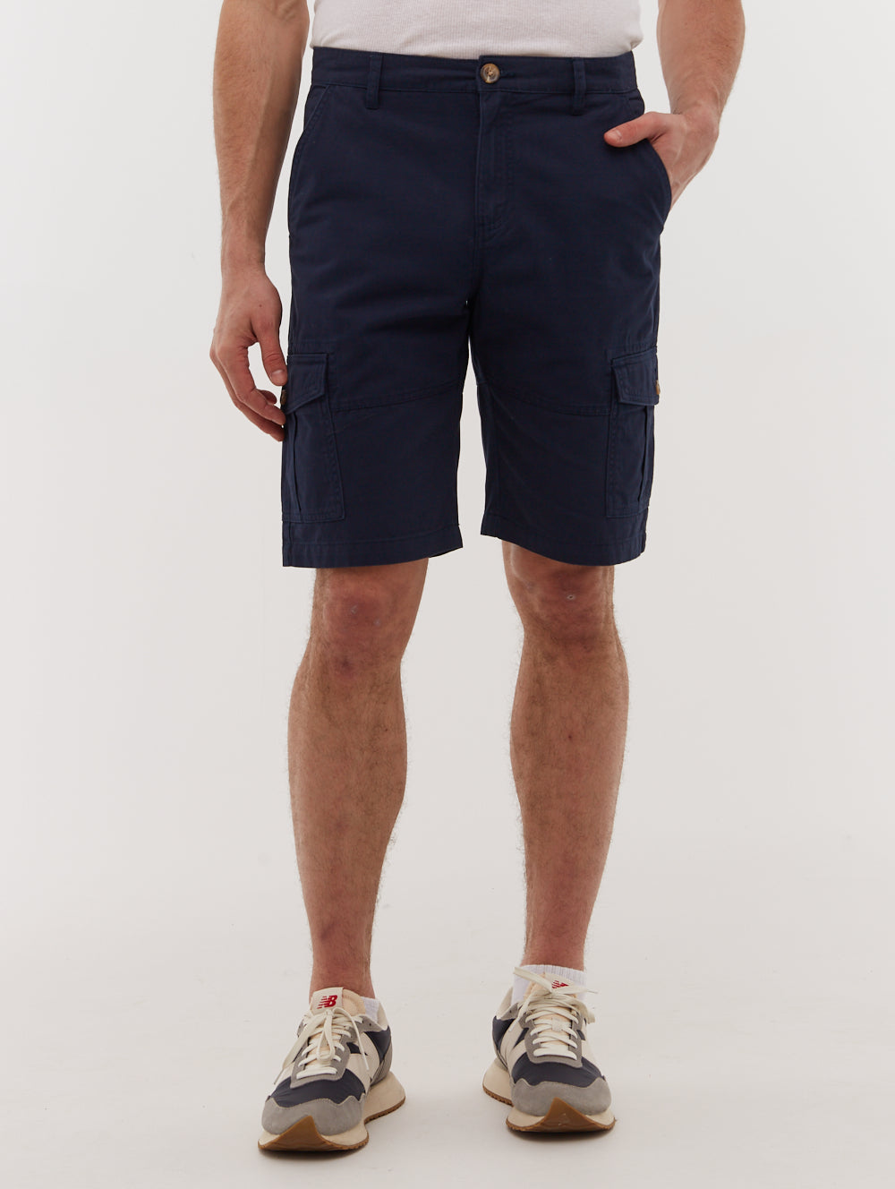 Alatro Blue Shorts Woven Cargos Shot 1