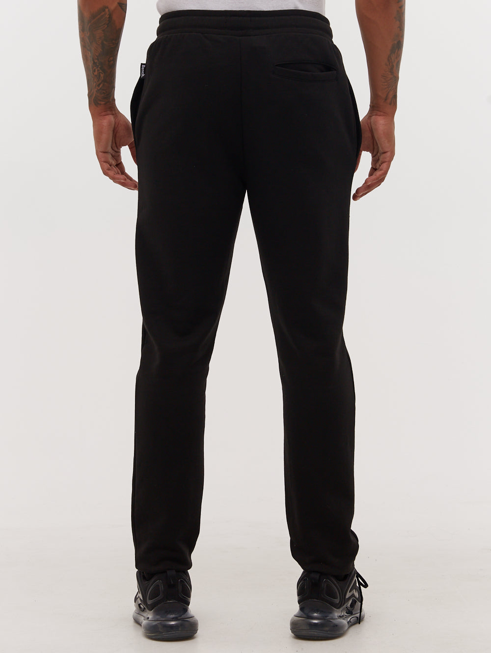 PAXTON Black Joggers Logo Shot 5