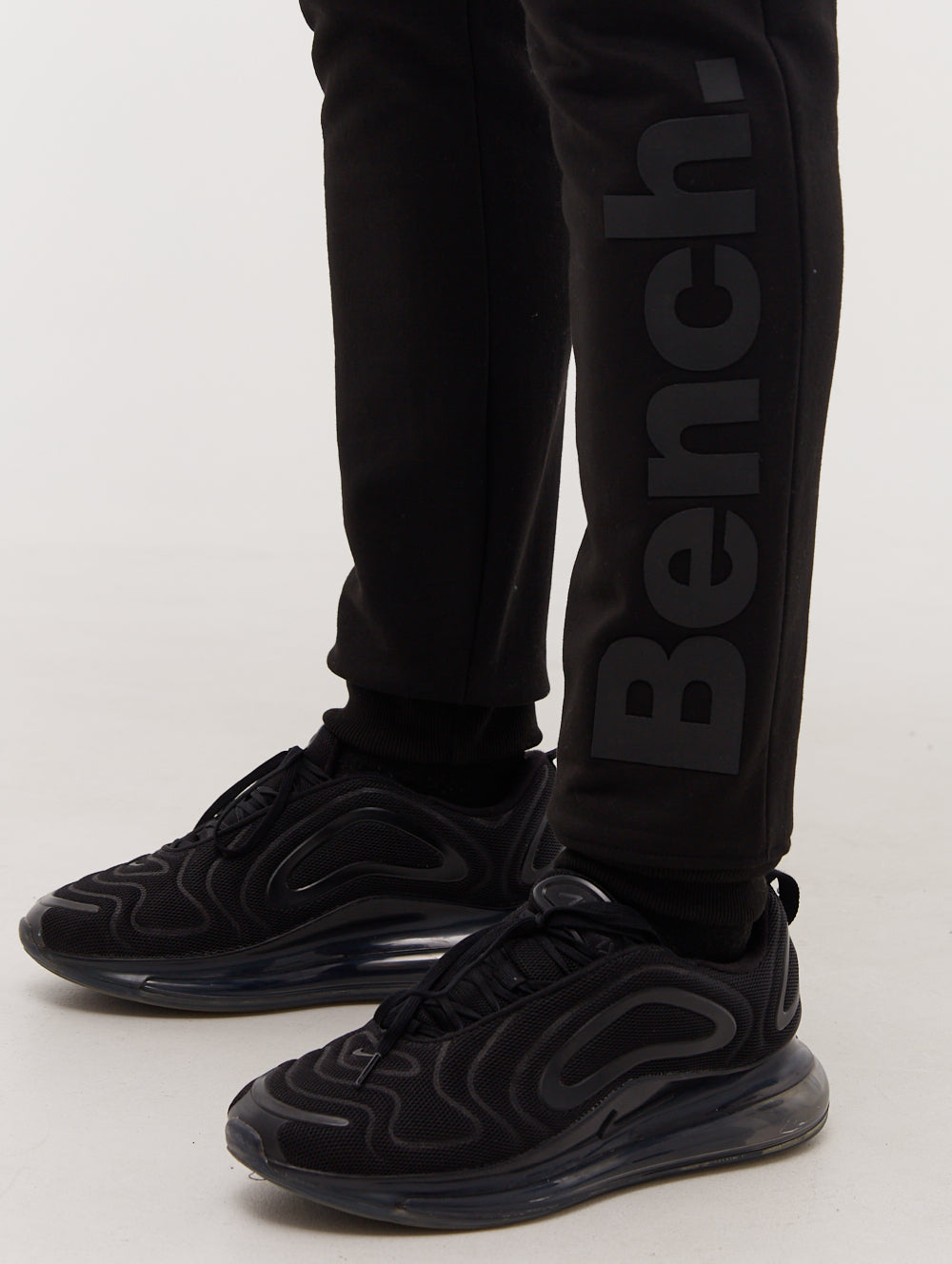 PAXTON Black Joggers Logo Shot 1