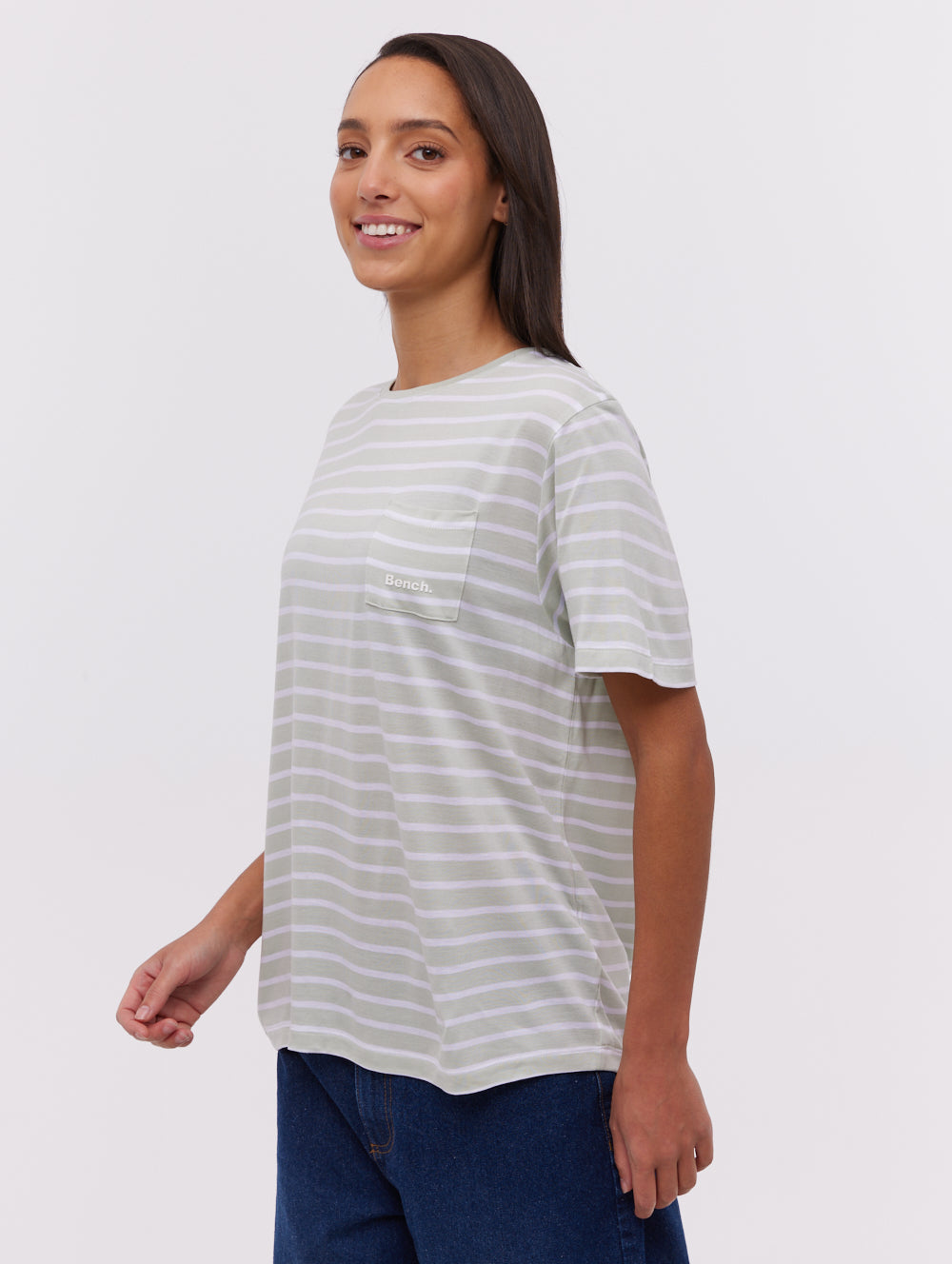 Nouria Striped Pocket T-Shirt