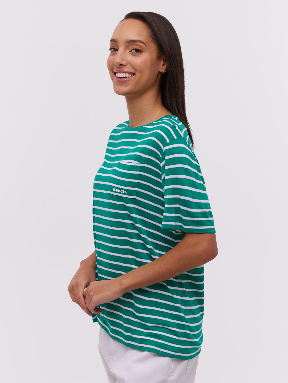 Nouria Striped Pocket T-Shirt