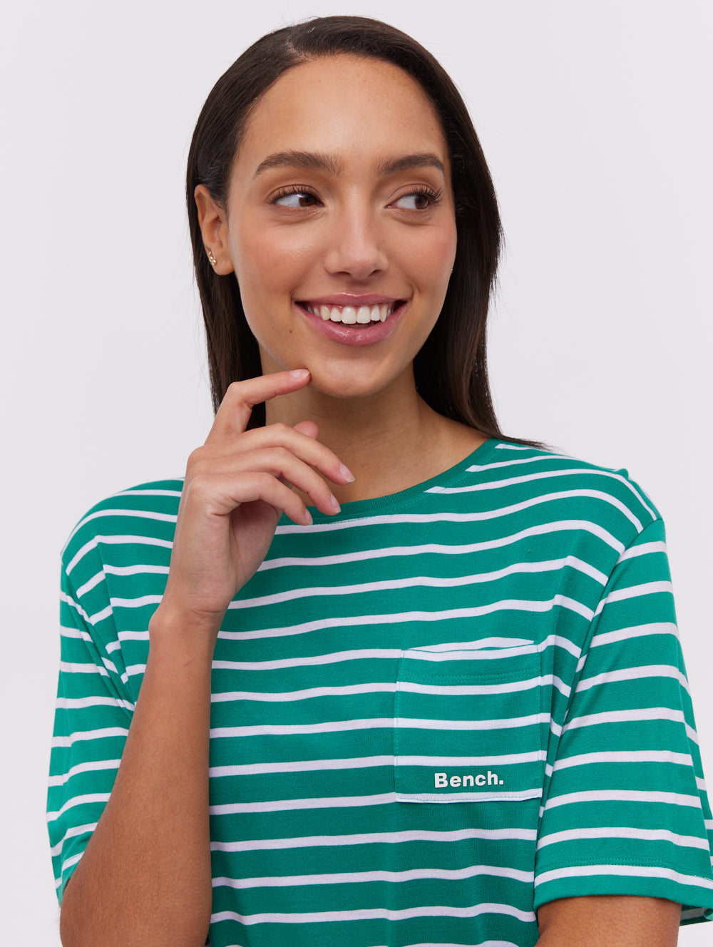 Nouria Striped Pocket T-Shirt