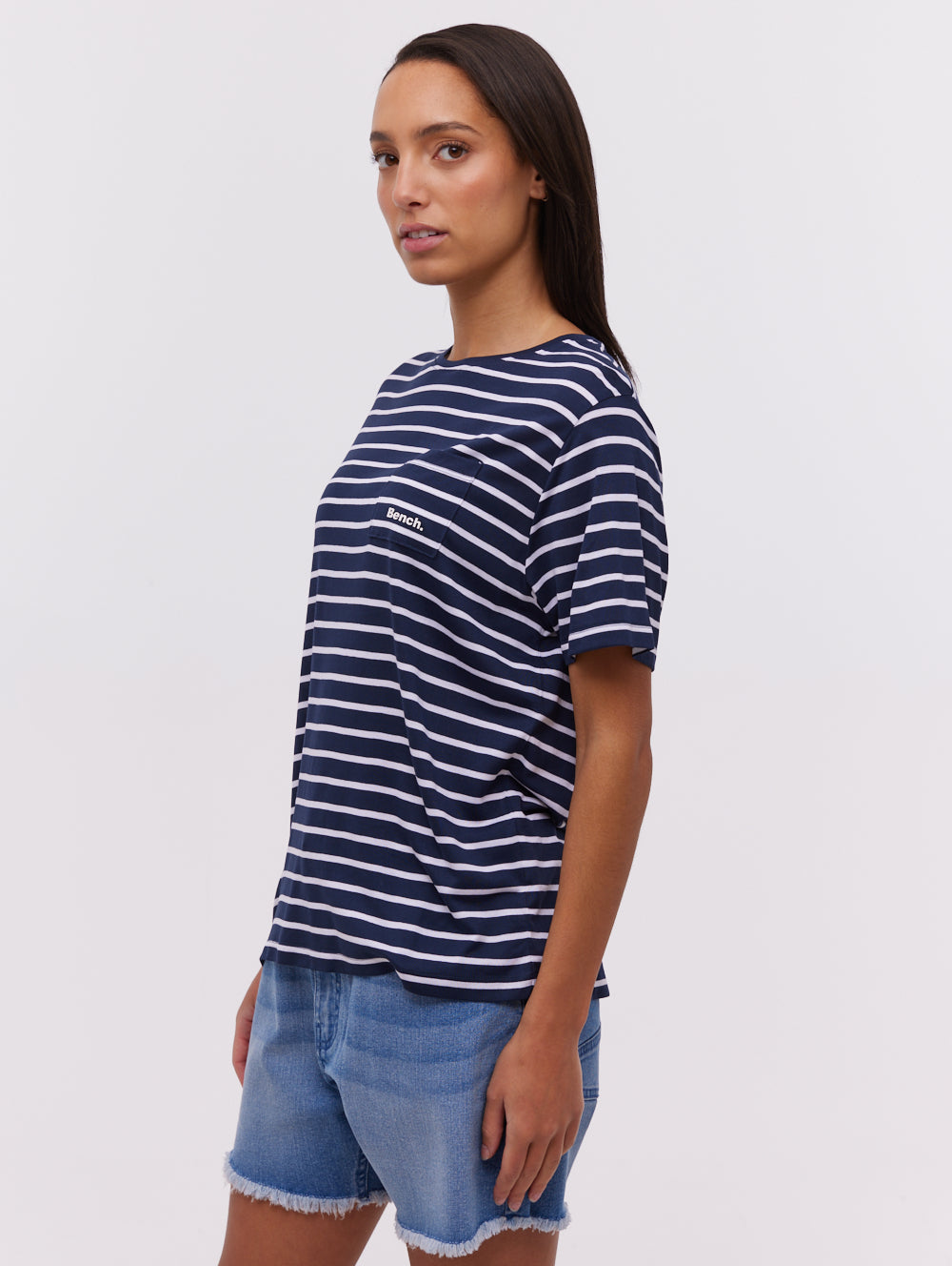 Nouria Striped Pocket T-Shirt