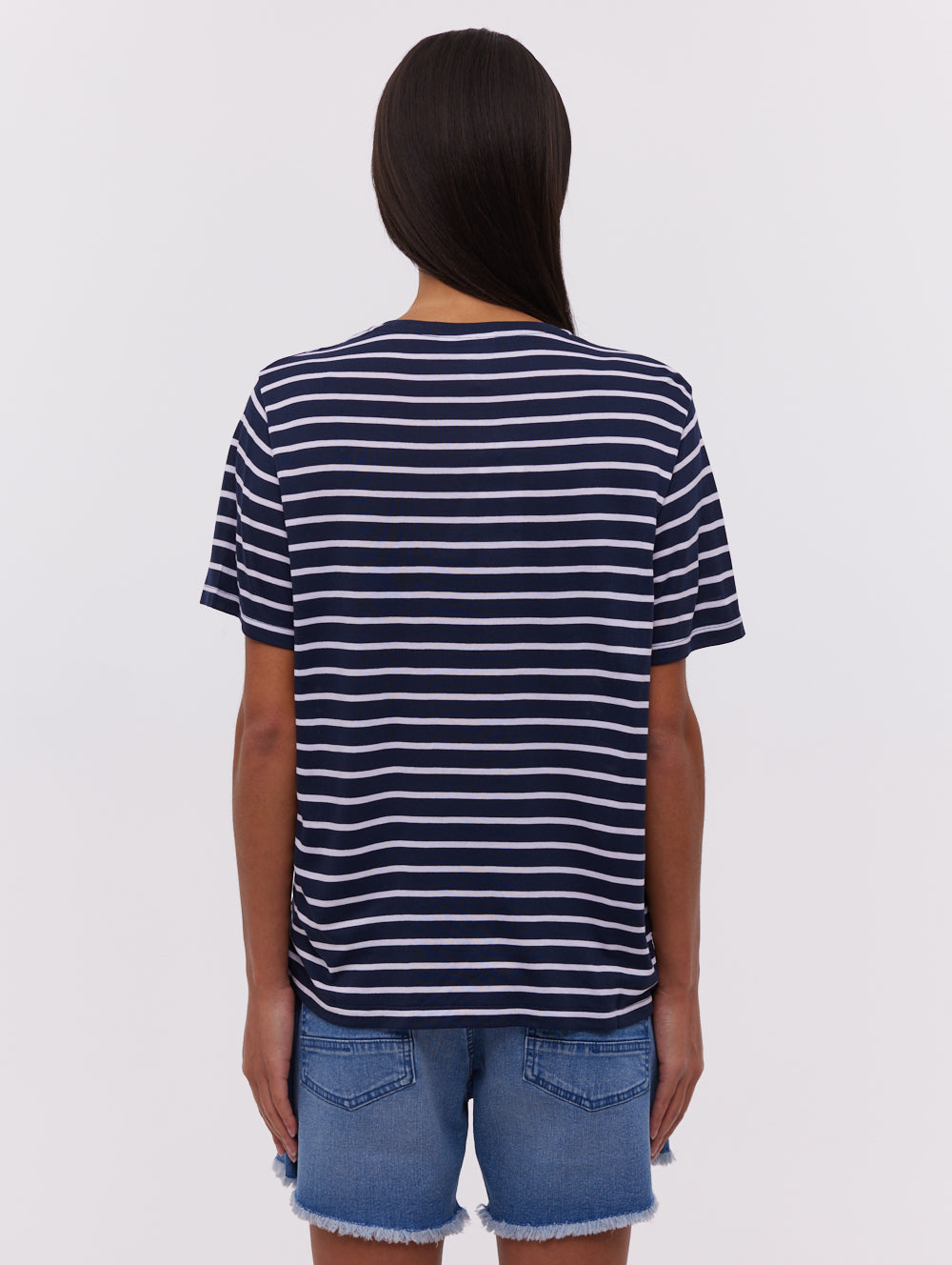 Nouria Striped Pocket T-Shirt