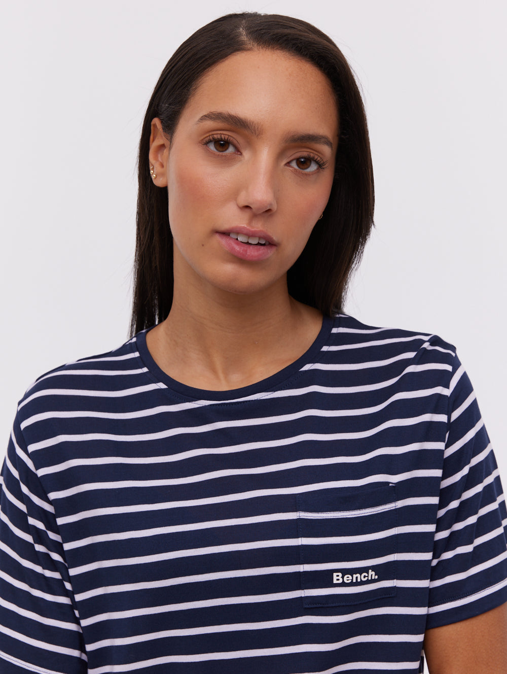 Nouria Striped Pocket T-Shirt