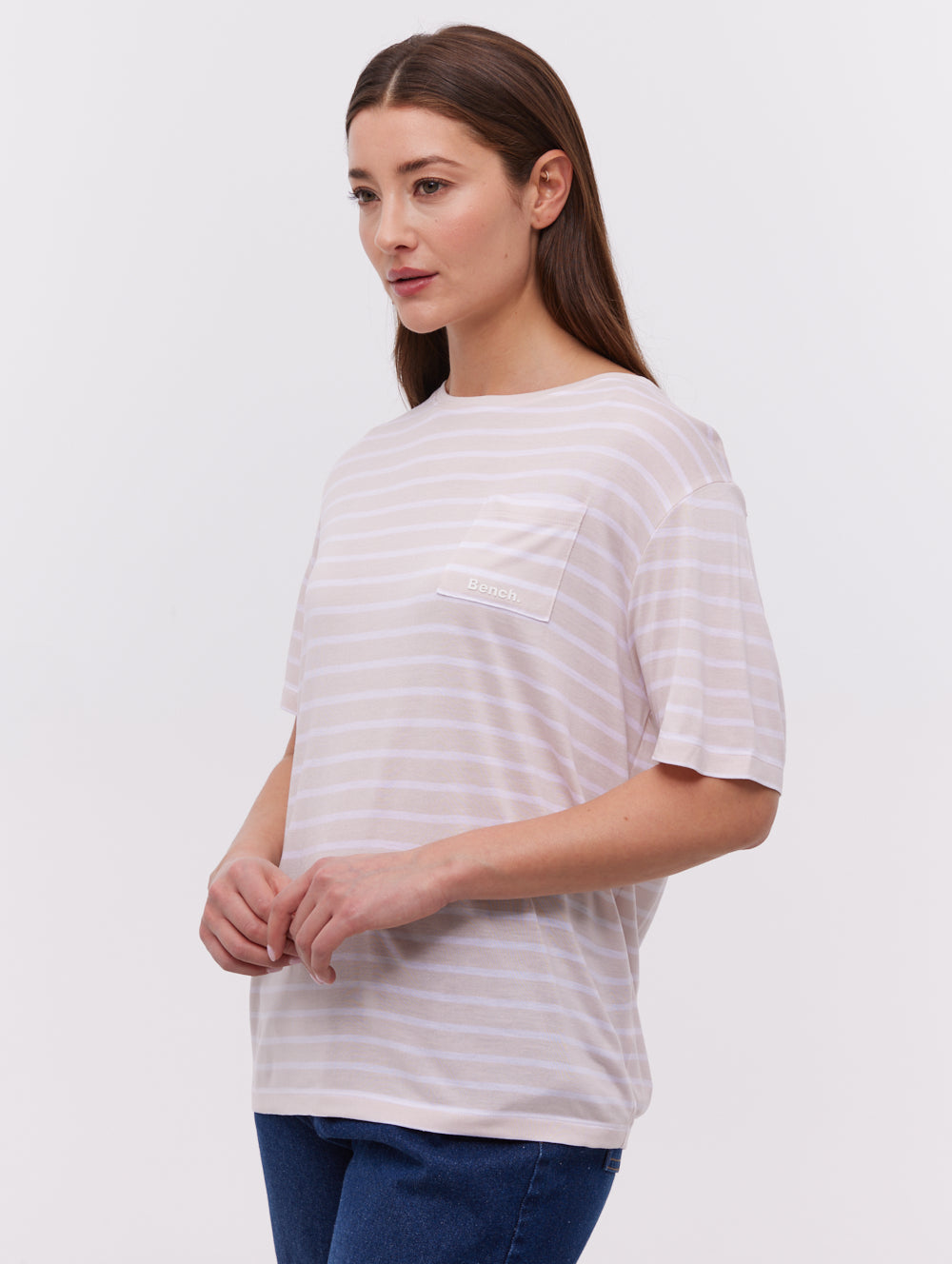 Nouria Striped Pocket T-Shirt