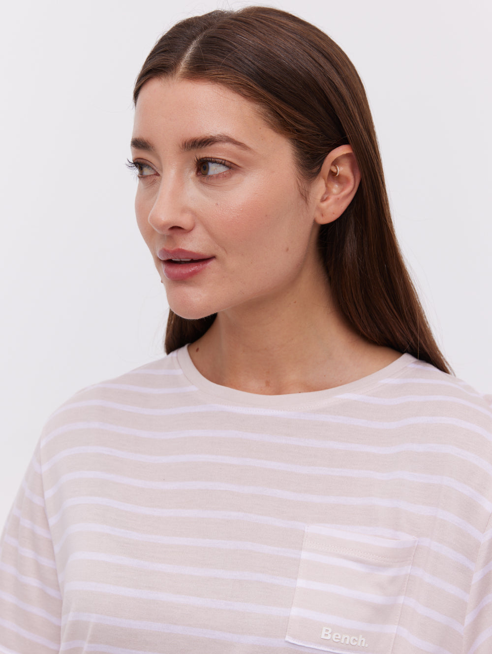 Nouria Striped Pocket T-Shirt