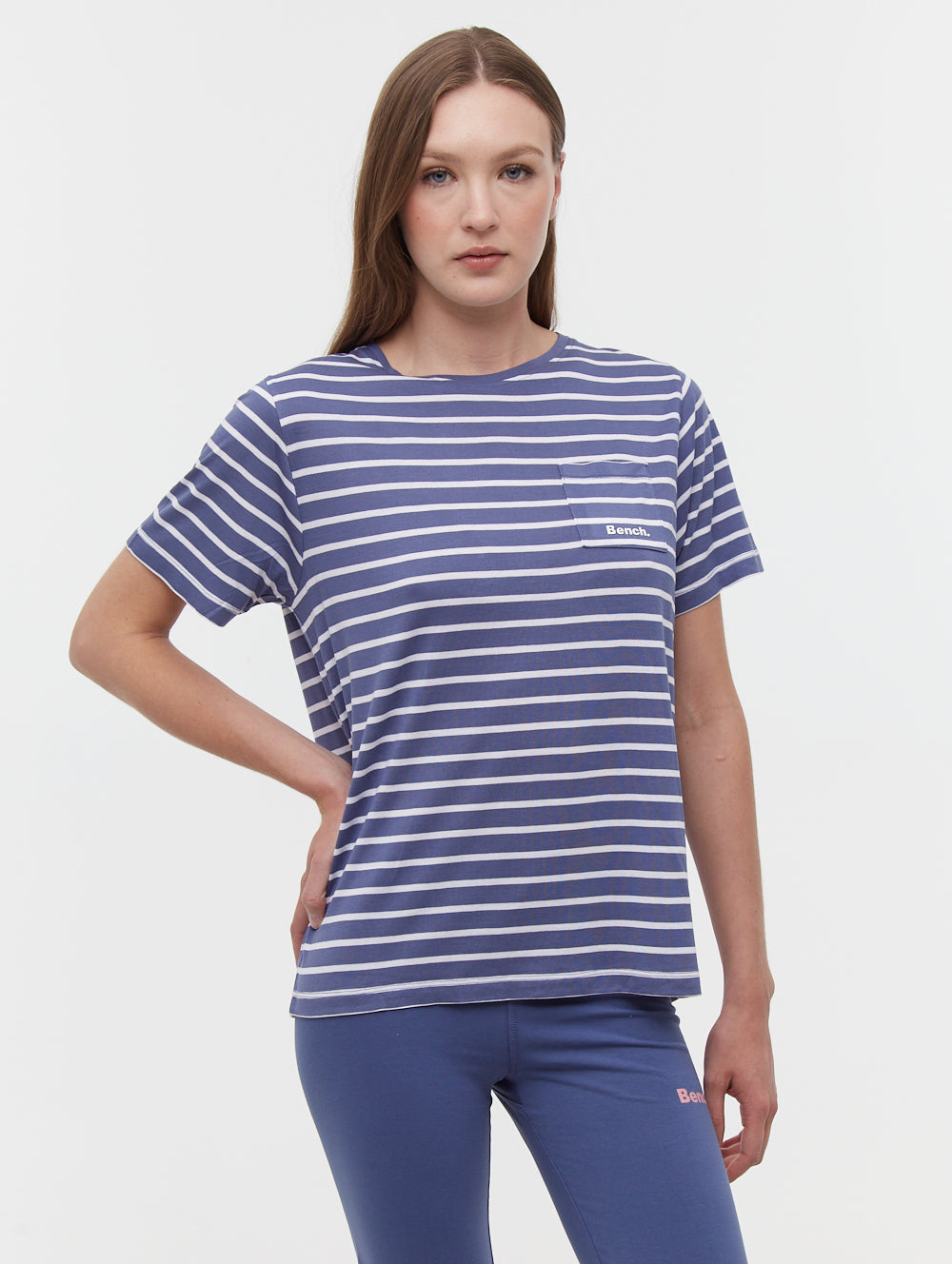 Nouria Striped Pocket T-Shirt