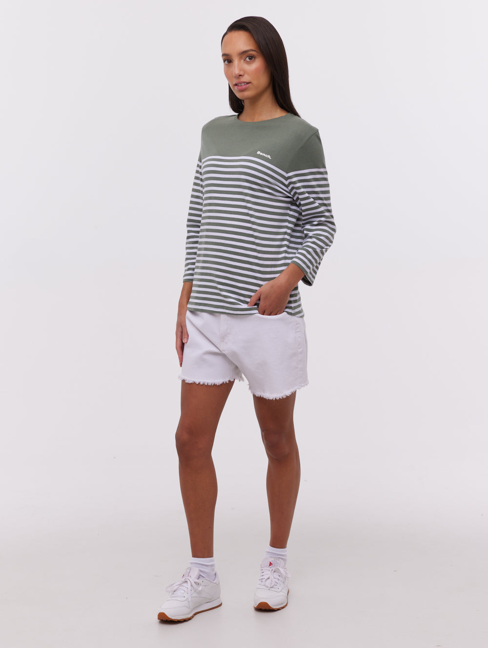 Arian Nautical Stripe 3/4 T-Shirt