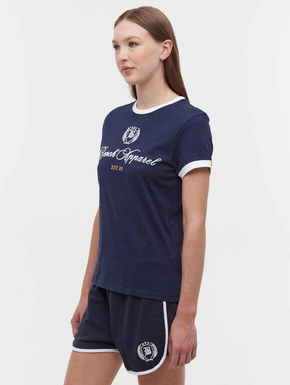 Vivica Embroidered Ringer T-Shirt