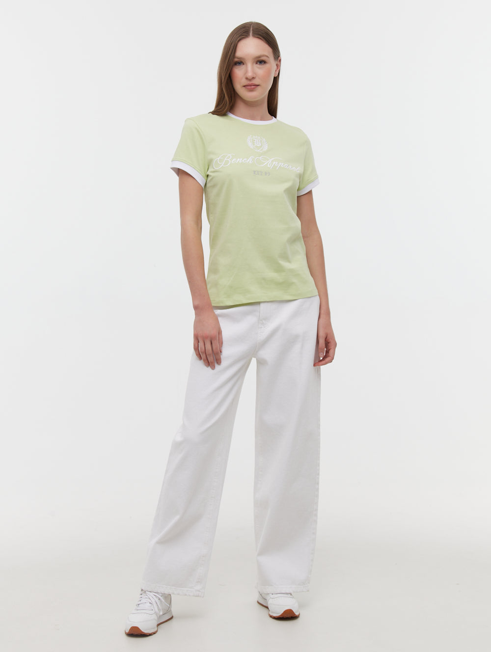 Vivica Embroidered Ringer T-Shirt