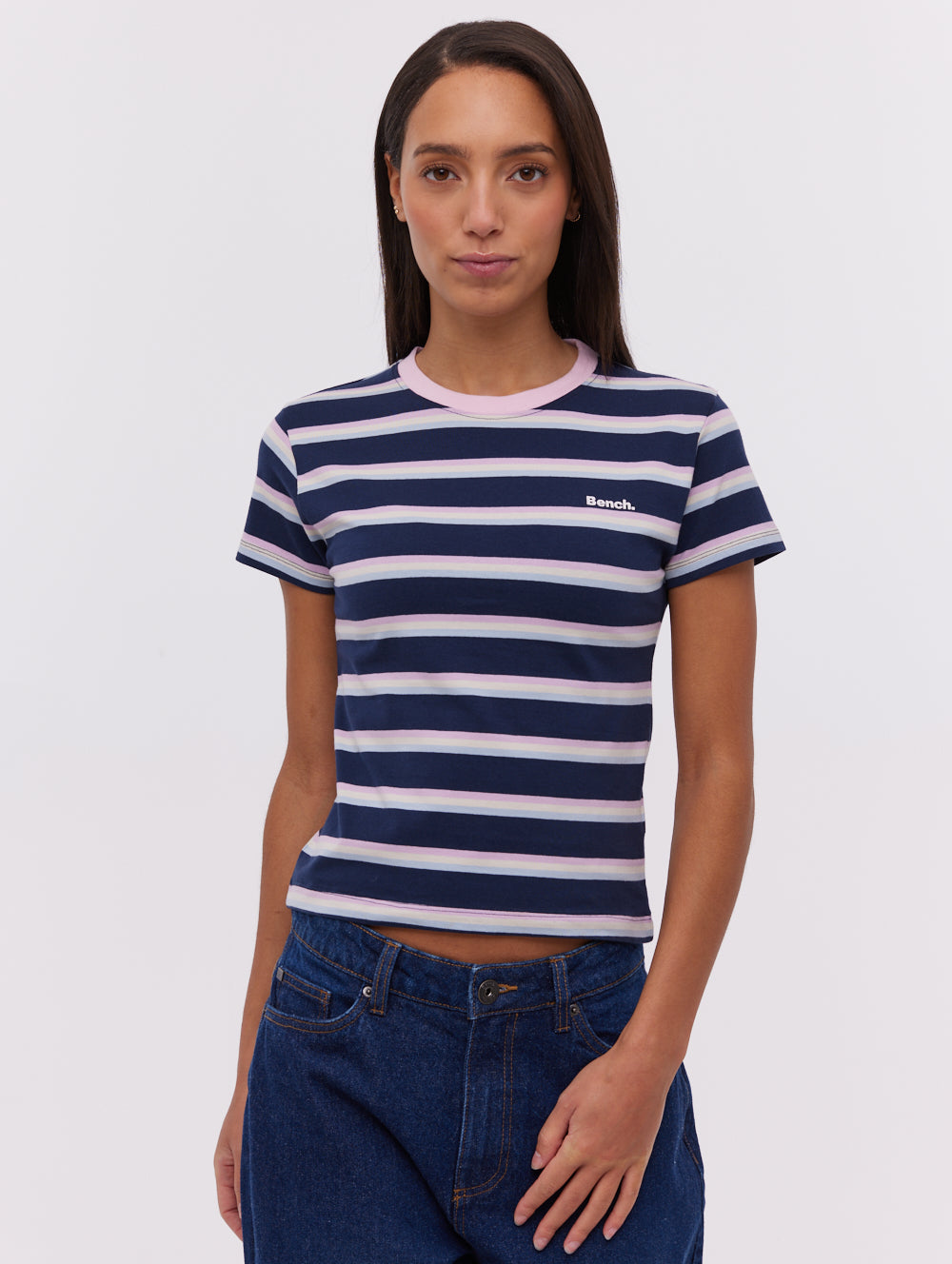 Hollier Multi Striped T-Shirt