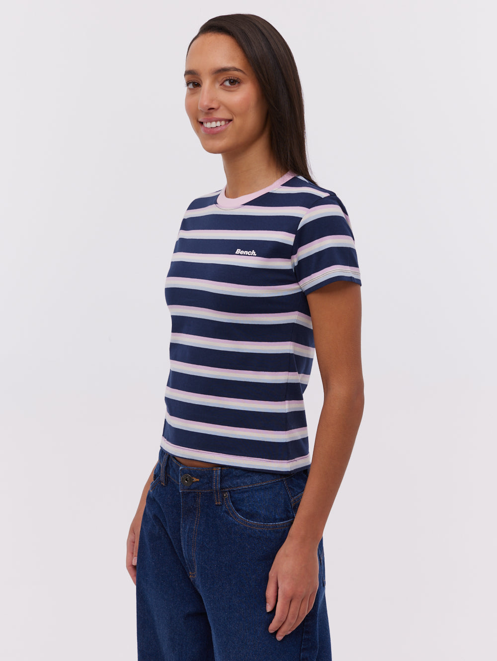 Hollier Multi Striped T-Shirt