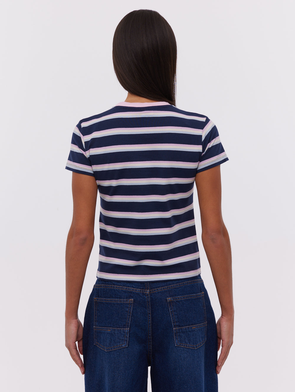 Hollier Multi Striped T-Shirt