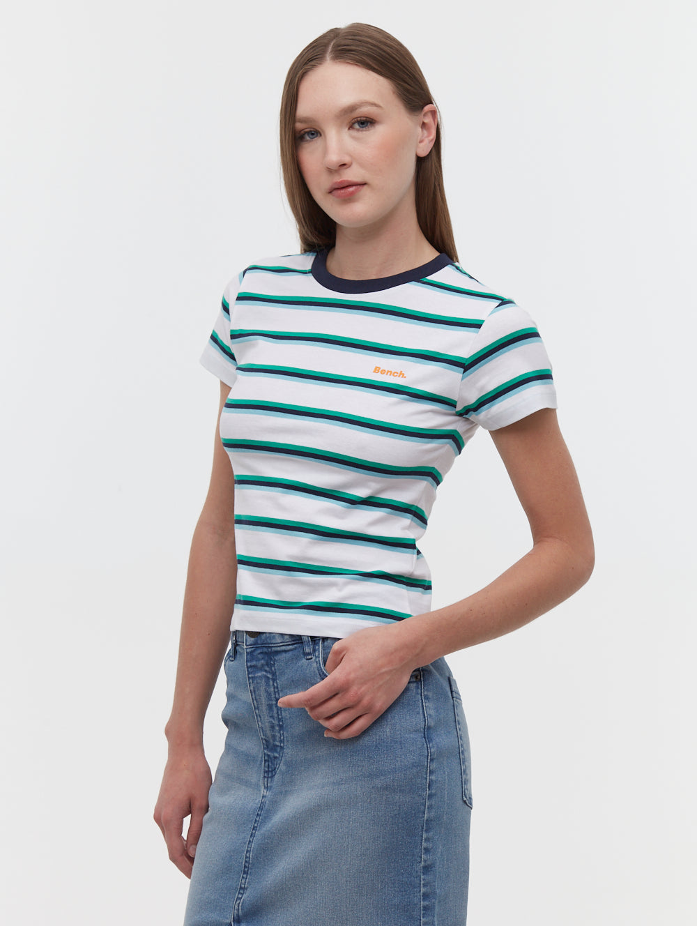 Hollier Multi Striped T-Shirt