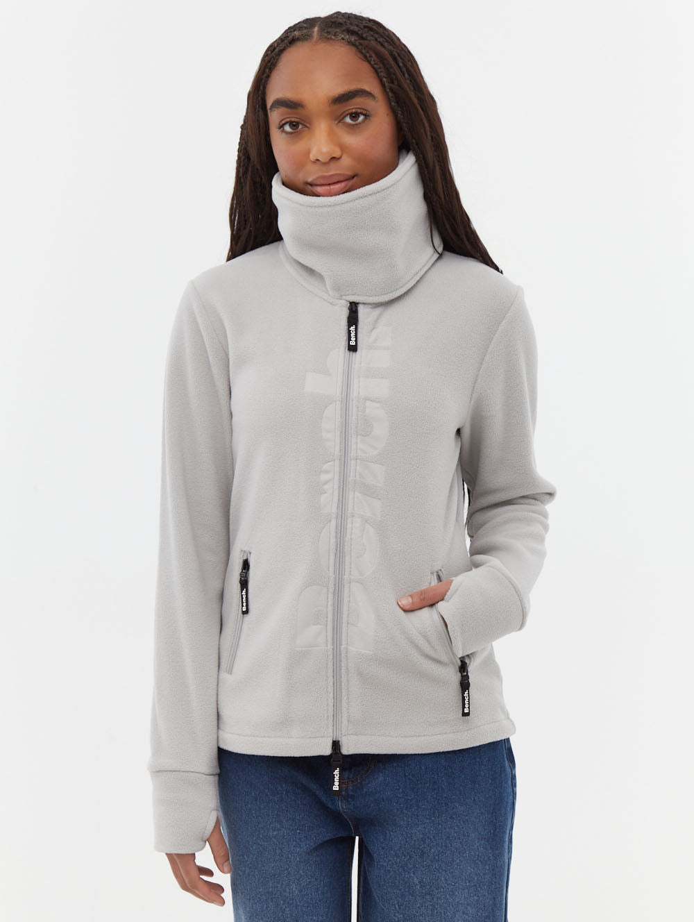 Finish Microfleece Funnel Neck Zip-Up