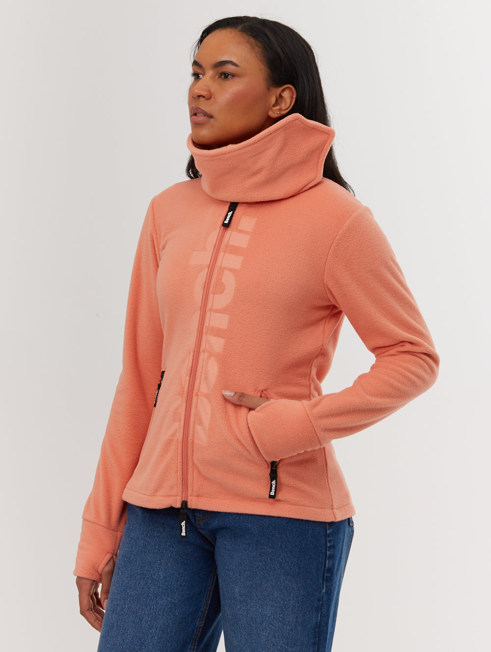 Finish Microfleece Funnel Neck Zip-Up