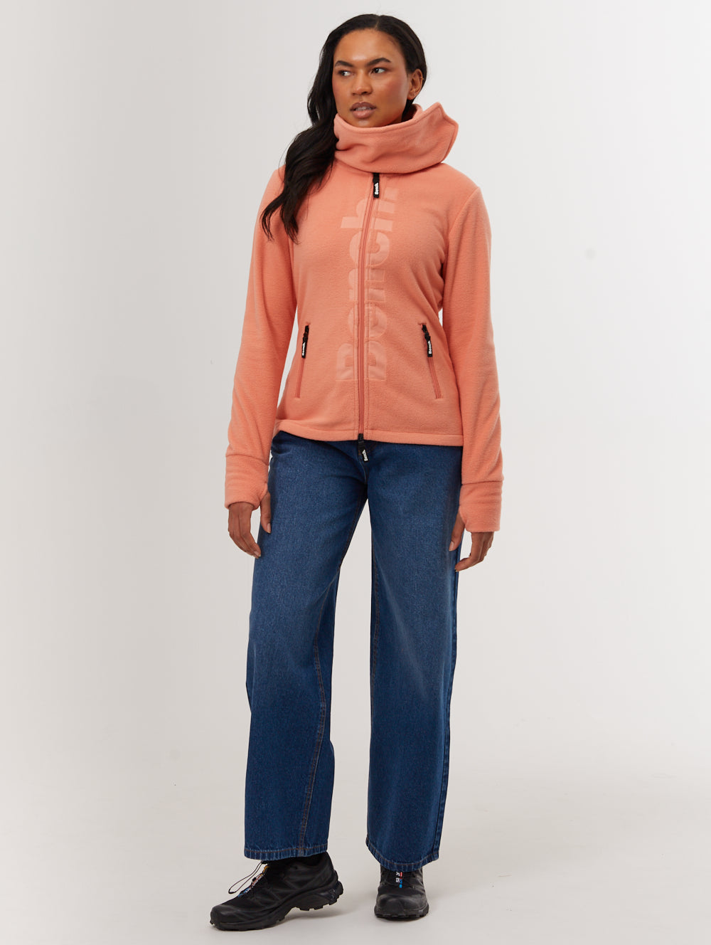 Finish Microfleece Funnel Neck Zip-Up