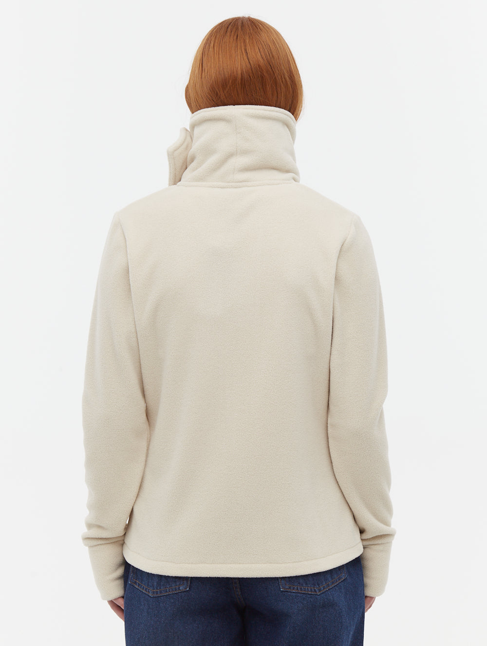 Funnel Microfleece Wrap Neck Zip-Up