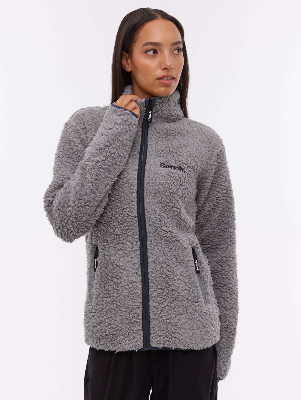 Edition Fleece Funnel Zip-Up - Grey