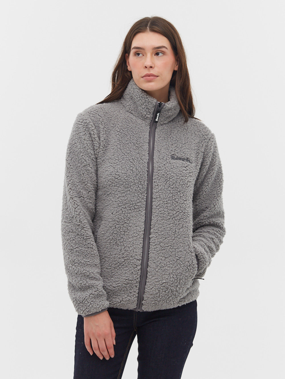Edition Fleece Funnel Zip-Up - Grey
